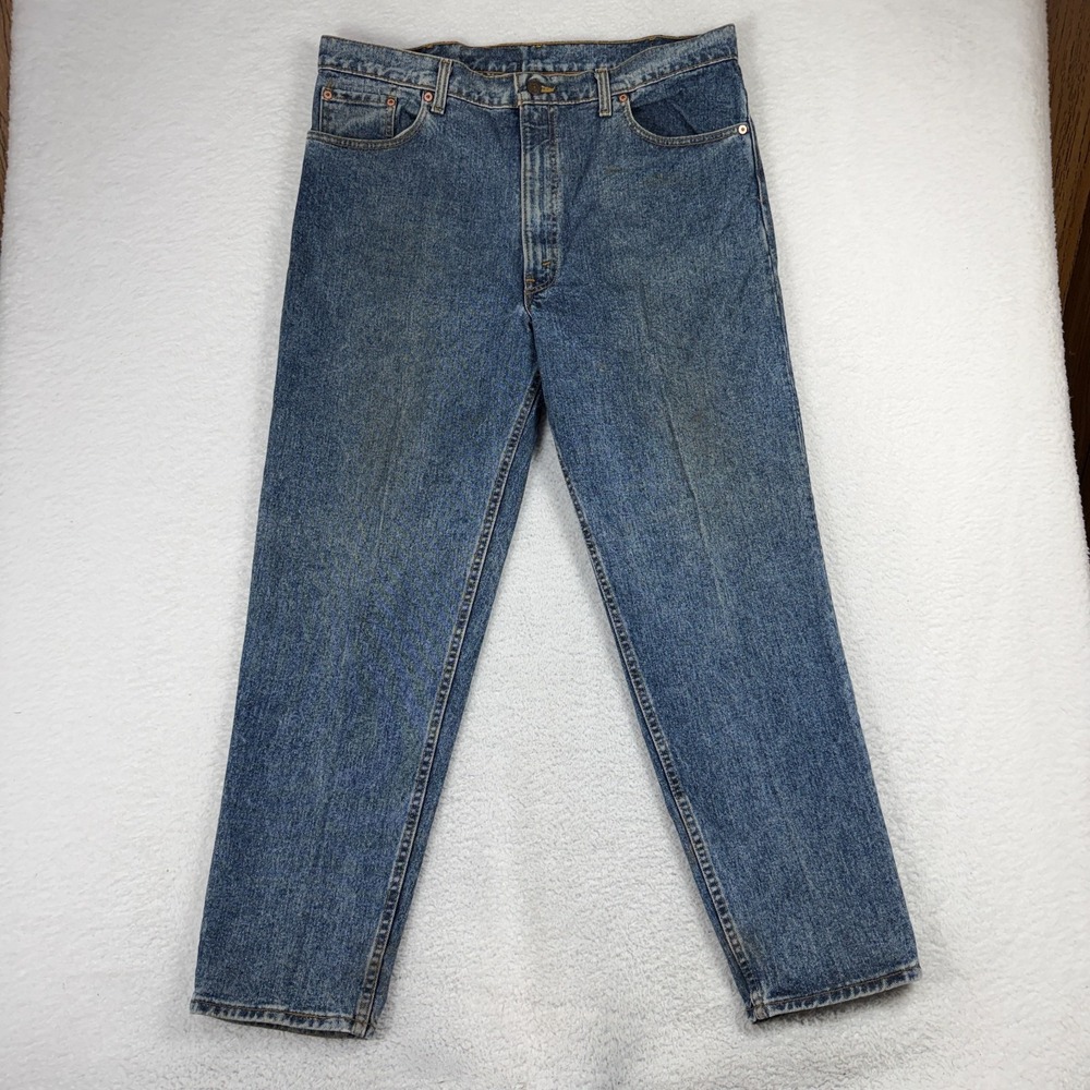 Vintage Levis Jeans 550 XX Light Wash Made In USA Mens 40x30 (39x29.5) 1992